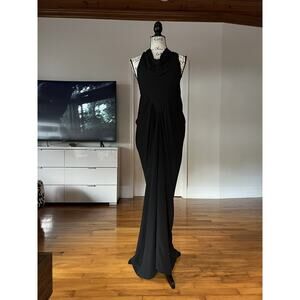 Rick Owens Black Anthem SS11 Full Length Gown IT42